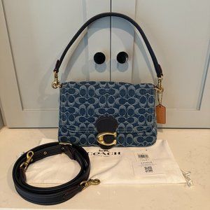 Coach Soft Tabby Shoulder Bag In Signature Denim
